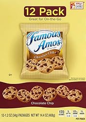 Famous Amos Cookies, Bite Size Chocolate Chip, 1.2