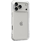 PLES Arche Case, Compatible with iPhone 17 Pro Max, Military Grade Shockproof, Anti-Yellowing, Anti-Fingerprint, Anti-Scratch (Matt Clear)