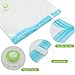 HomeIdeas 3 Pack Cube Vacuum Seal Bags Compressed Space Organizer Storage Bags Space Saver Bags, Lighter and Softer, Premium Quality (Jumbo(39
