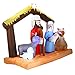 Christmas Inflatable Decoration 6.5 ft Nativity Scene Inflatable with Build-in LEDs Blow Up for Christmas, Party Indoor, Outdoor, Yard, Garden, Lawn Décor.