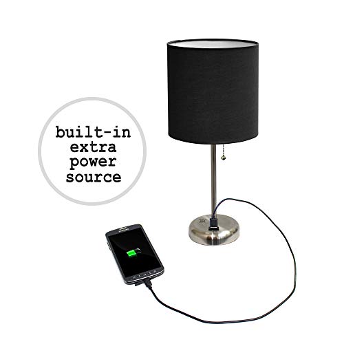 4 Limelights+LT2024+BLK+Brushed+Charging+Outlet