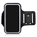 [2 Pack] Armband, MaxTeck Premium Sports Armband Jogging Exercise Cycle Arms Package with Key Holder for iPhone 6S, 6S Plus, 5S,SE, Samsung S7 Edge, S6 ,HTC LG Sony - Black