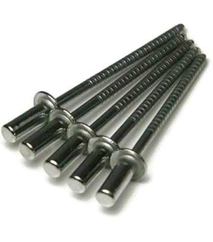 Rapid Rivets Aluminum Rivets 4x8mm - 100 Piece DIY Fastener Kit