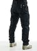 ZAPT Tactical Molle Ripstop Combat Trousers Army Multicam/A-TACS LE Camo Pants for Men (Solid Black, M)