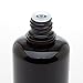 Infinity Jars Glass Bottle 100 ML (3.4 fl OZ) Euro Dropper Cap Black Ultraviolet Dropper Airtight Seal Refillable Perfect Long-term Storage. Essential Oils Serum, Screw Top Bottle
