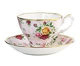 Royal Albert Collectible Teas Soft Pink Lace Cup and Saucer