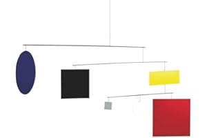 FLENSTED MOBILES Circlesquare Hanging Mobile - 36 Inches - Handmade in Denmark by Flensted