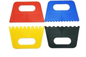 GALEPROMOT Professional Art Scrape Tool 4 Colors Ideal for DIY Painting and Unleashing Creativity and Imagination of Kids Texture Tools for Artists Plaster Art Supplies and Adaptive Textured Squeegee Art Paints