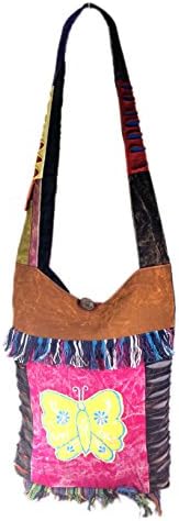 BOHO HIPPY SLING BAG HIPPIE BEACH HANDBAG SHOULDER FESTIVAL RETRO FLOWER LOOK Par Deal Especial