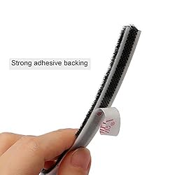 TORRAMI Adhesive Brush Seal Weather Stripping 11/32