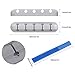 Silicone Cable Holder Clips, SoloWIT Desktop Cable Organizer Cord Management with 4 Reusable Cable Ties for Power Cord/USB Charging Cable/Mouse Cable PC Office and Home