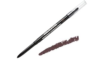 Indelible Eyes Smooth Waterproof Gel Eyeliner - BROWN STONE - Smudge proof - Ultra Smooth - Super Easy - Long lasting - Blender tip - Longwear - no sharpener needed - Twist Out - Slim-line Pencil