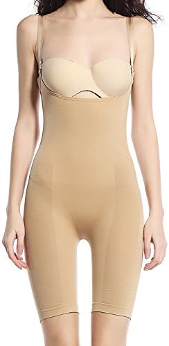 SeattleBeauty Seamless Slim Lift Super Stretchy Underbust Body Shaper (XX-Large, Nude)