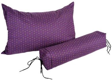 Amazon Com J Life Buckwheat Hull Neck Roll Pillow Japanese Soba