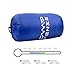CampFENSE Sleeping Bag Lightweight Portable Compact Backpacking Outdoor Hiking Camping Equipment Tools Gear for Kids Youth Adult Men Women with Compression Storage Bag (Blue)
