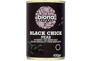 4X Biona Organic Black Chick Peas 400g