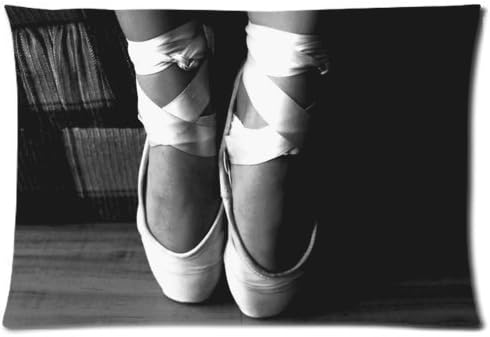 Buythecase Unique Fashion two-sided printing 2 way cloth 20 X 30 inch pillowcase Ballet Ballerina Shoes New pillow cases