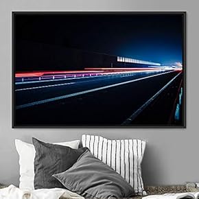 signwin Framed Canvas Wall Art Light Exposure Colorful...