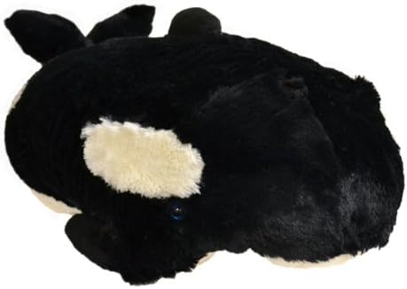 Amazon Com My Pillow Pets Splashy Whale Large Black And White