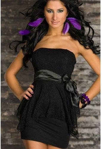 Black Strapless Tube Double Layer Package Hip Tutu Dress Women Club Wear  Party Dress price in UAE | Amazon UAE | kanbkam