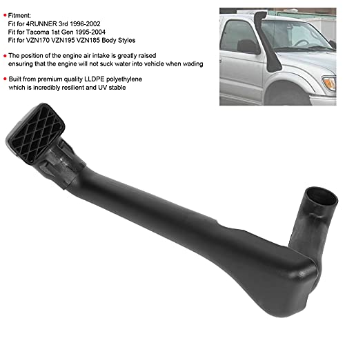Car Snorkel Kit, Plastic Car Engine Intake Rolling Head Snorkel