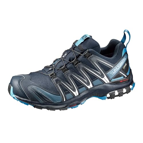 [サロモン] トレイルランニングシューズ XA PRO 3D GORE-TEX (エックスエー プロ3D ゴアテックス) メンズ ネイビーブレザー/ハワイアンオーシャン/ダウンブルー 27.5 cm