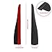 Ruien Universal Bumper Protector Lip Guards Front Rear and Side for Car Pickup Truck SUV Anti-Scratch Stick-on Protection Guard, Carbon Pattern (2 Packs)