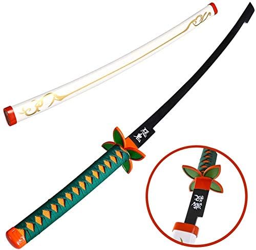 Amazon Basetake 鬼滅の刃 日輪刀 原版 木刃 金属製の鍔 104cm 便利 木製 コスプレ 模造刀 丸形鞘 滅殺 模擬刀 コレクション 美術刀 刀剣 コスプレ 武器 道具 鬼滅 武器 模擬刀剣 鬼殺隊 剣刀 胡蝶しのぶ 白 アニメ 萌えグッズ 通販