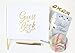 bloom daily planners Wedding Guest Book (120 Pages) Guest Sign-in Book Guest Registry Planner Guestbook - White Cover with Gold Foil, Gilded Edges and Gold Page Marker Hardbound 7