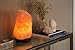 Rakaposhi Natural Himalayan Salt Rock Lamp w/ 6' UL Listed Dimmer Switch - 6-9 inch / 6-9lbs