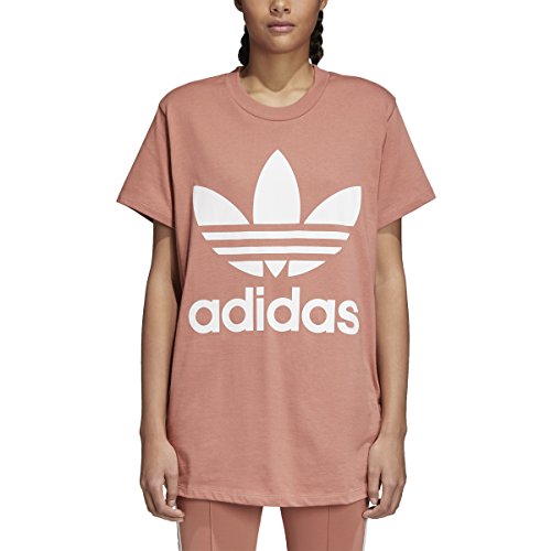 adidas Originals Women s Originals Big Trefoil Logo Tee, Ash Pink, S