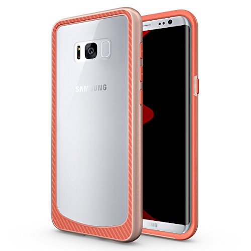 Galaxy s8 plus case, padcod slim transparent crystal co…