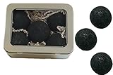 Black Bath Bomb set of 5 3oz Aloe Vera Kaolin Clay scented w/ Little Black Dress