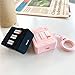 Mulafnxal Compatible with Airpods 1&2 Case,Cute 3D Funny Cartoon Character Silicone Airpod Cover,Kawaii Fun Cool Stylish Design Skin,Fashion Cases for Girls Kids Teens Boys Air pods(Pink Retro Phone)