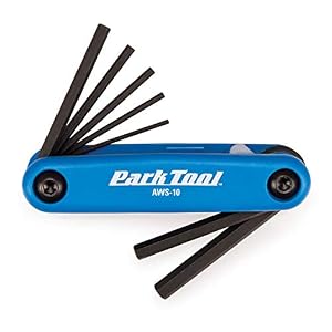 Park Tool AWS10 Fold-Up Hex Wrench Set 1.5-6 mm