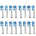 Oral B Replacement Brush Heads- Pack of 16 Oralb Braun Dual Clean Electric Toothbrush Heads- Generic Brushes Compatible With Oral-b Pro 1000 1500 3000 5000 6000 8000 9000 Vitality, Triumph & More