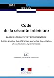CODE DE LA SECURITE INTERIEURE - CODES N°20067 by 