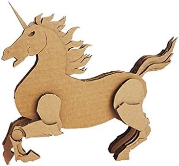 The Grid Kit - Unicorn Kit. Harvard Alumni Created Kits. Make a Unicorn. 100% Cardboard.