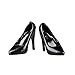 MagiDeal Black 1/6 Scale High Heeled Shoes For 12