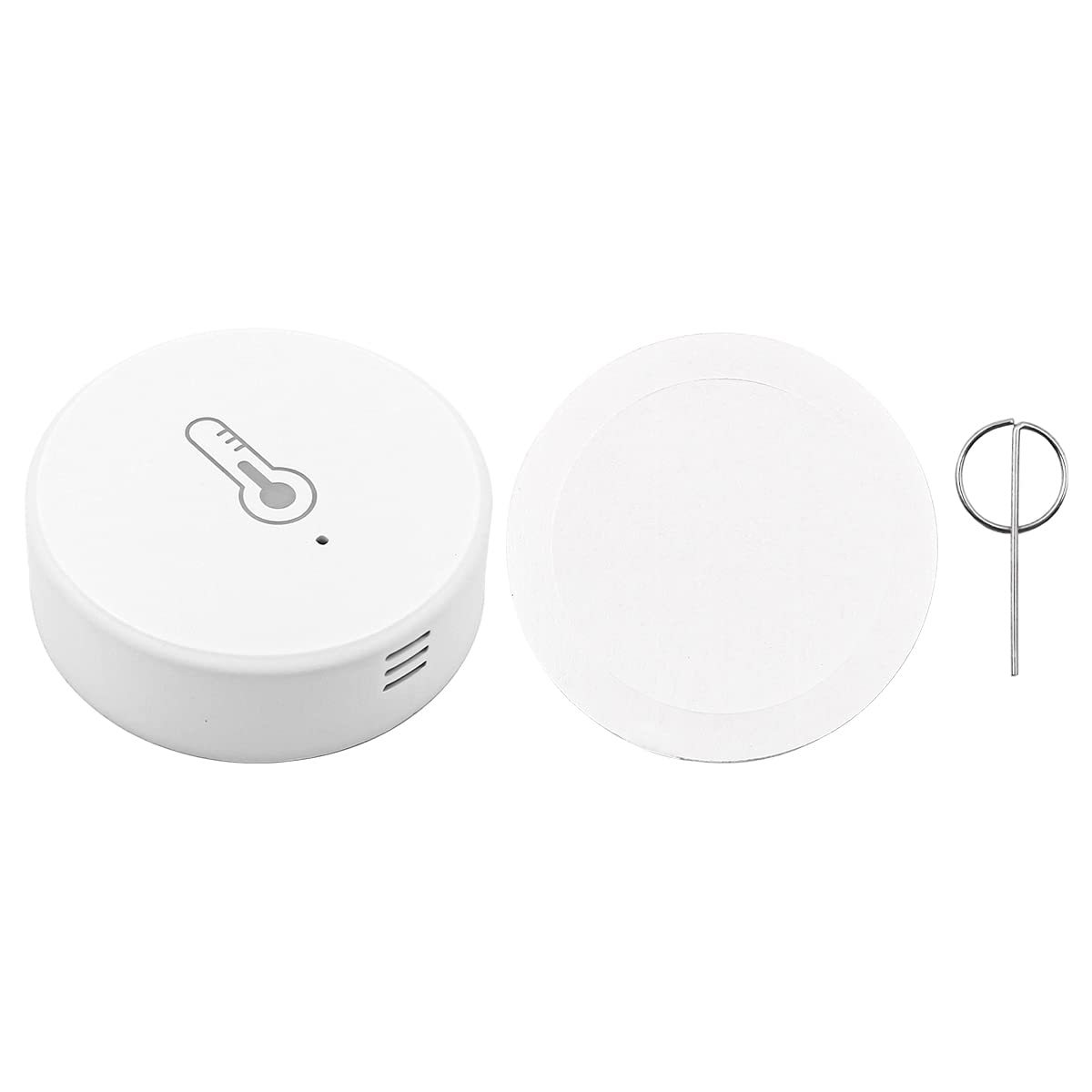 Hsthe Sea WiFi Room Thermometer Hygrometer 1Pack, Wireless Smart Indoor Temperature Humidity Sensor with Alert and Data Storage, Support Zigbee Protocol for Baby Home Garage Greenhouse