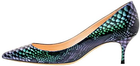 turquoise low heel shoes