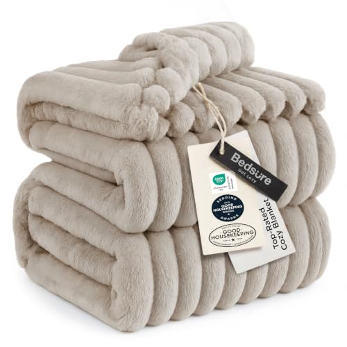 Bedsure Striped King Size Blanket