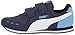 PUMA Kids' Cabana Racer Mesh V PS Sneaker, peacoat-puma white-little boy blue, 12.5 M US Little Kid