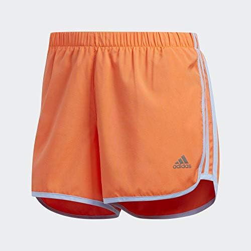 womens orange adidas shorts