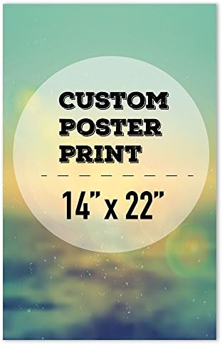 Custom Poster Print Create Your Own Movie Poster Personalized Gloss Paper Poster ()