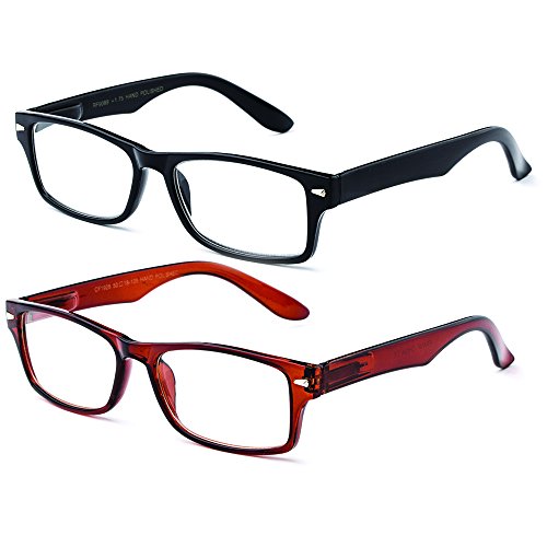 Newbee Fashion - Thick Frame Spring Temple Design Fashion Clear Lens Glasses