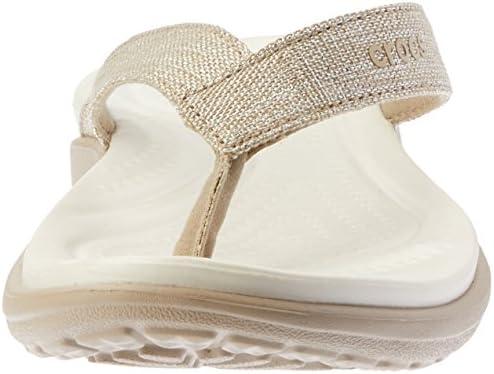 crocs women's capri v shimmer flip flop