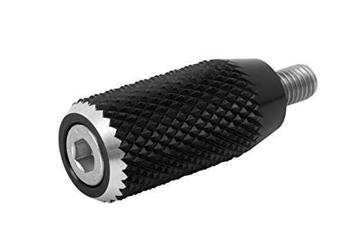 Motone Knurled Shift Peg - Black - Triumph Bonneville Scrambler - GSS003