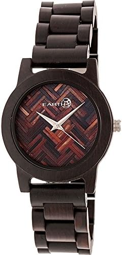 Earth Wood Crown Watch (Dark Brown)