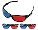 Frame Amo Universal Anaglyph 3D TV Glass, Red and Blue Lens, 3-PACK